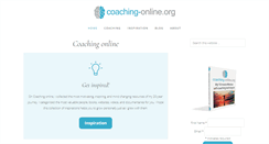 Desktop Screenshot of coaching-online.org